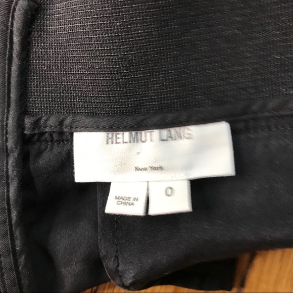 Helmut Lang black miniskirt w. pockets size 0 - Picture 4 of 7